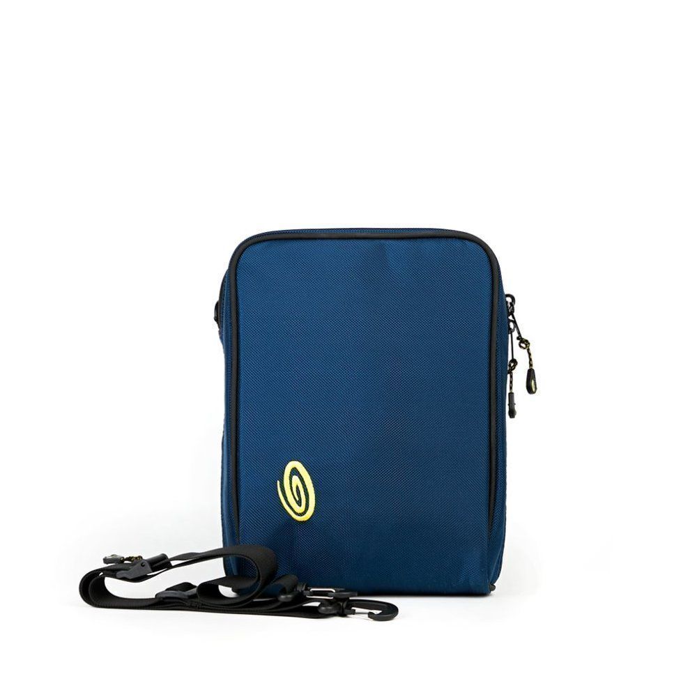 Timbuk2 Euro Tote Large Vertical Navy Cross Body Shoulder Travel Nylon Zip Bag